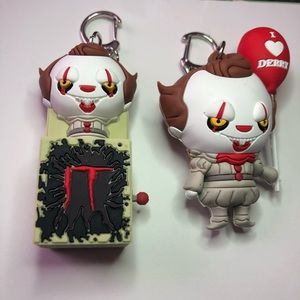 Pennywise rubber keychains - Stephen King IT